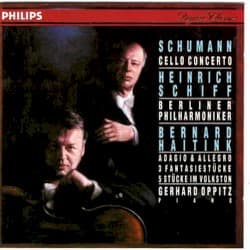 Cello Concerto Op 129; Adagio & allegro op 70; Fantaisie Op 73, etc. - H Schiff (Cello), Berliner Philharmoniker