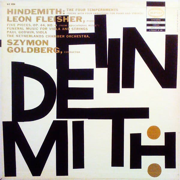 The Four Temperaments / Five Pieces / Funeral Music